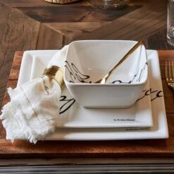 Riviera Maison Ontbijtbord Buon Appetito Wit D 22 H 1 Cm -Lauraa Winkel 8718056227495 2