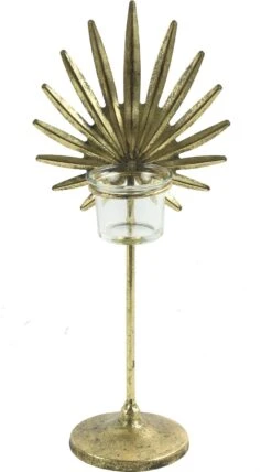 Countryfield Waxinelichthouder Soleil Goud 15 X 9 X 35 Cm