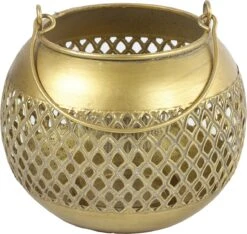 Countryfield Windlicht Gaston Goud D 15,5 H 13,5 Cm