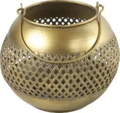 Countryfield Windlicht Gaston Goud D 20 H 17 Cm