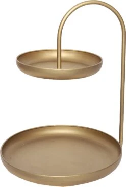 House Of Nature Etagere Bodino Goud D 30 H 40 Cm