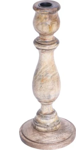 House Of Nature Kandelaar Delger Naturel D 12 H 30 Cm