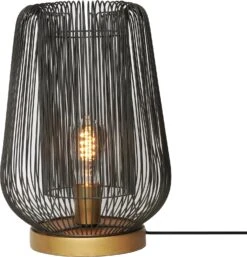 House Of Nature Lamp Mauban Zwart D 28 H 38 Cm