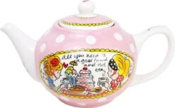 Blond Amsterdam Theepot Even Bijkletsen Blah 1,5 L