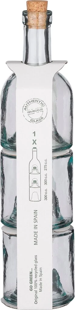 Mica Decorations Fles Transparant Vamos D 8,5 H 33 Cm