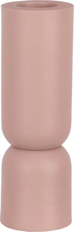 Mica Decorations Kandelaar Noma Roze D 6,5 H 20,5 Cm