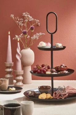 Mica Decorations Etagère Rama Zwart D 38 H 55 Cm -Lauraa Winkel 8718861875355 4