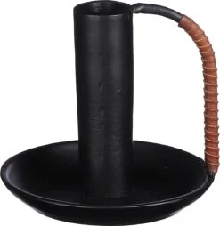Casa Vivante Kandelaar Turi Zwart D 13,5 H 12,5 Cm