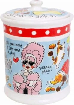 Blond Amsterdam Voorraadpot Animals Hond D 16 H 22,5 Cm -Lauraa Winkel 8719416002813 02