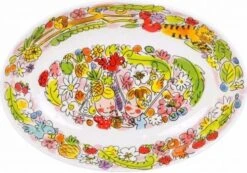 Blond Amsterdam Serveerschaal Paradise Roze 19,5 X 28,5 X 4 Cm