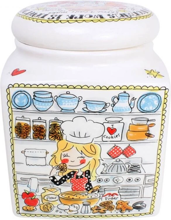 Blond Amsterdam Voorraadpot Even Bijkletsen Vierkant 4 Blond Amsterdam Voorraadpot Even Bijkletsen Vierkant - Afbeelding 2