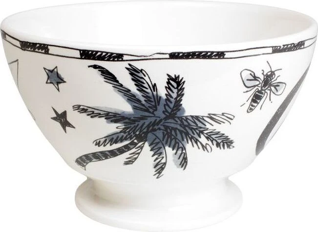 Blond Amsterdam Kom Ciao Bella Wit / Zwart D 15,5 H 10 Cm 6 Blond Amsterdam Kom Ciao Bella Wit / Zwart D 15,5 H 10 Cm - Image 4