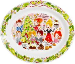 Blond Amsterdam Serveerschaal Christmas 36 X 26 X 4,7 Cm