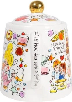Blond Amsterdam Theepot Even Bijkletsen You And Me 1,5 L -Lauraa Winkel 8719416026796 4