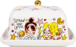 Blond Amsterdam Botervloot Even Bijkletsen 17 X 11,5 X 10 Cm