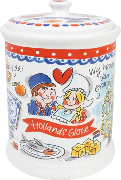 Blond Amsterdam Opbergpot Hollands Glorie Multi D 12,5 H 18,5 Cm 3 Blond Amsterdam Opbergpot Hollands Glorie Multi D 12,5 H 18,5 Cm