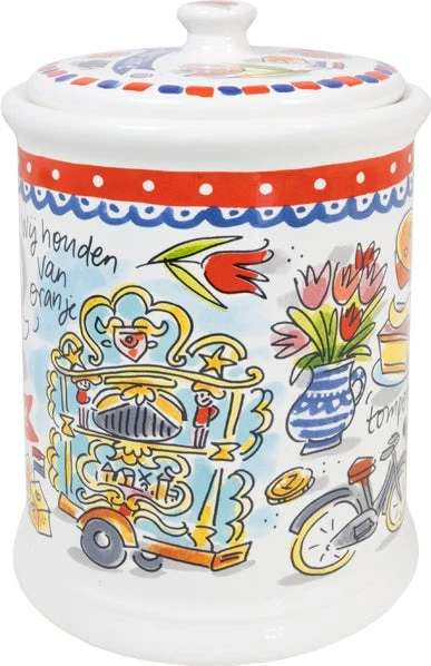 Blond Amsterdam Opbergpot Hollands Glorie Multi D 12,5 H 18,5 Cm 4 Blond Amsterdam Opbergpot Hollands Glorie Multi D 12,5 H 18,5 Cm - Image 2