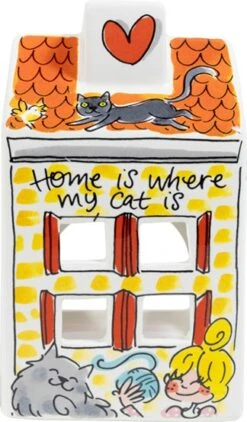 Blond Amsterdam Waxinelichthouder Lighthouse Cat -Lauraa Winkel 8719416038027 6