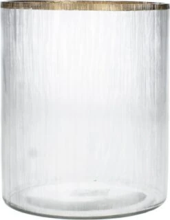 HD Collection Waxinelichthouder Art Transparant D 12,5 H 15 Cm