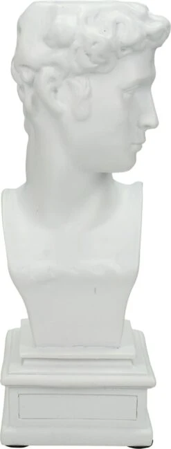 HD Collection Kandelaar Roman Wit 8,8 X 8,5 X 21,5 Cm