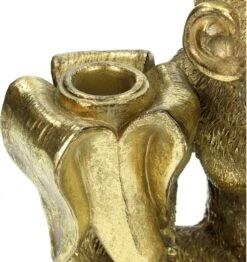 HD Collection Kandelaar Aap Goud 19 X 13,5 X 23 Cm -Lauraa Winkel 8719533140504 3