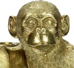 HD Collection Kandelaar Aap Goud 19 X 13,5 X 23 Cm -Lauraa Winkel 8719533140504 4