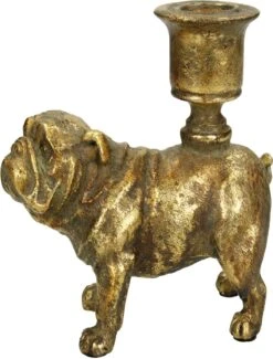 HD Collection Kandelaar Zoo Goud 12 X 6,5 X 11,2 Cm