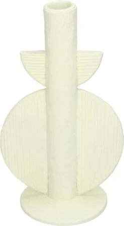 HD Collection Kandelaar Poly Ivoor 13 X 9,4 X 22,2 Cm