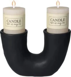 HD Collection Kandelaar Zwart 23 X 9 X 15,5 Cm 10 HD Collection Kandelaar Zwart 23 X 9 X 15,5 Cm -Lauraa Winkel 8719533219668 3