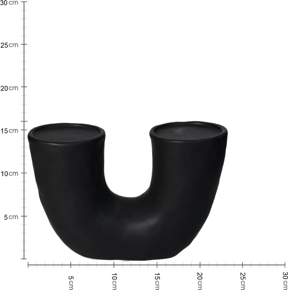 HD Collection Kandelaar Zwart 23 X 9 X 15,5 Cm 7 HD Collection Kandelaar Zwart 23 X 9 X 15,5 Cm - Afbeelding 5