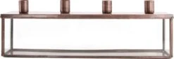 Dijk Natural Collections Kandelaar Koper 36 X 9 X 11,5 Cm