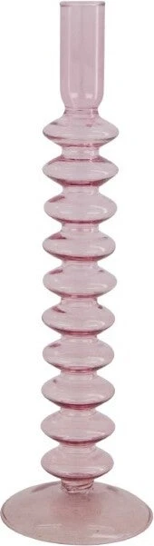 Dijk Natural Collections Kandelaar Roze 9 X 9 X 19,5 Cm