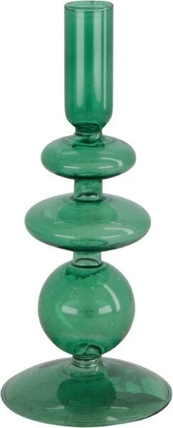Dijk Natural Collections Kandelaar Groen 8,5 X 8,5 X 19,5 Cm