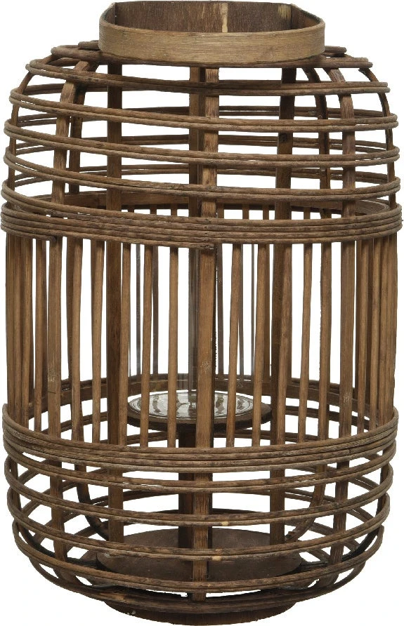 Decoris Windlicht Bruin D 27 H 43 Cm 3 Decoris Windlicht Bruin D 27 H 43 Cm