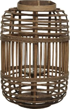 Decoris Windlicht Bruin D 27 H 43 Cm 5 Decoris Windlicht Bruin D 27 H 43 Cm -Lauraa Winkel 8720093170085 1 1