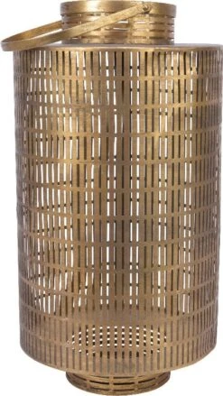 Decoris Windlicht Goud D 27 H 51 Cm