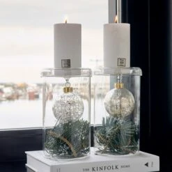 Rivièra Maison Waxinelichthouder Met Kerstbal Transparant D 12 H 22 Cm -Lauraa Winkel 8720142226978 2