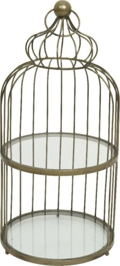Decoris etagère Goud D 28 H 58 cm