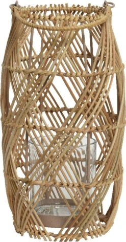 Decoris Windlicht Naturel D 18 H 35 Cm