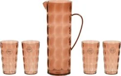 Decoris Kan Enzo Met Bekers Bruin 5-delig