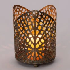 Intratuin Waxinelichthouder Elio Goud D 17 H 21 -Lauraa Winkel 8720196033768