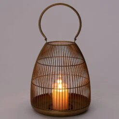 Intratuin Windlicht Roxy Goud D 25,5 H 45 Cm -Lauraa Winkel 8720196037568 2