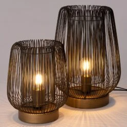 Intratuin Tafellamp Jess Zwart / Goud D 22 H 28 Cm -Lauraa Winkel 8720196037957 03