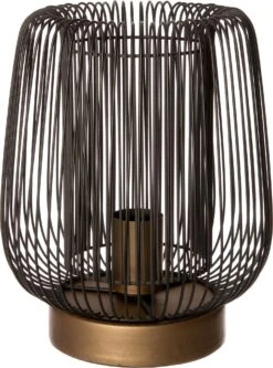 Intratuin Tafellamp Jess Zwart;goud D 28 H 38,5 Cm