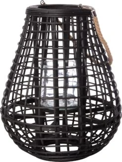 Intratuin Windlicht Bregje Zwart D 34 H 50 Cm