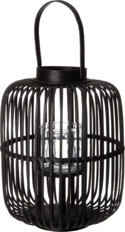 Intratuin Windlicht Zwart D 33 H 43 Cm