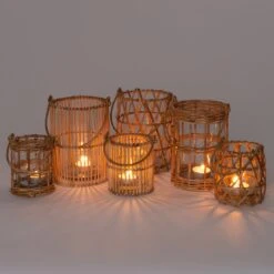 Intratuin Waxinelichthouder Wilg Ruit Naturel D 11 H 15 Cm -Lauraa Winkel 8720196070060 03