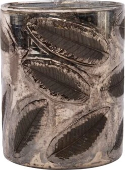 Intratuin Waxinelichthouder Blad Zilver D 16 H 21 Cm