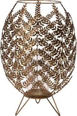 Intratuin Windlicht Boet Goud D 34,5 H 51,5 Cm