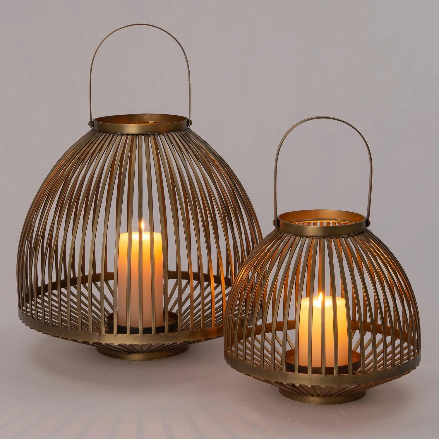 Intratuin Windlicht Xam Goud D 26 H 23,3 Cm 4 Intratuin Windlicht Xam Goud D 26 H 23,3 Cm - Image 2